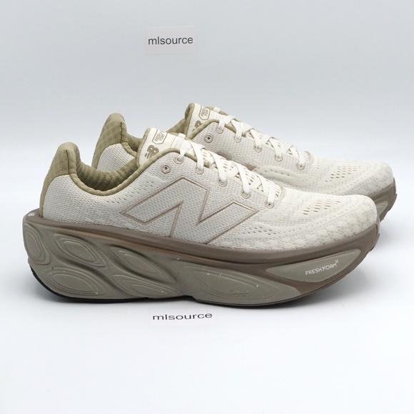 NEW Size 11.5 Men's New Balance Fresh Foam X More v5 Sneakers MMORHL5 Linen - Picture 3 of 7